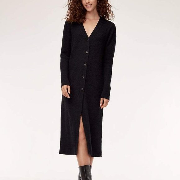 Aritzia Wilfred Adelaide Cardigan Button Down Dress Sz/ S
